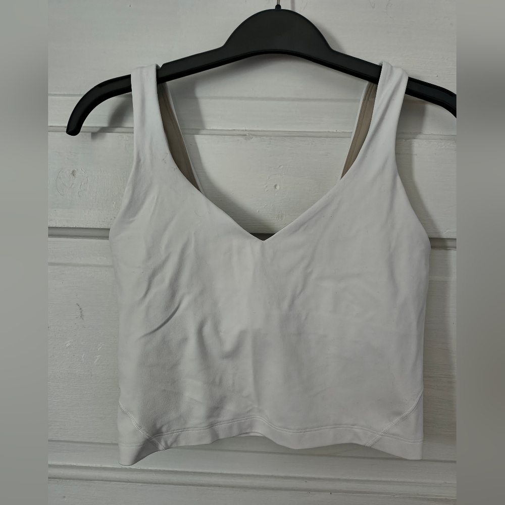 Lululemon White Sports Bra